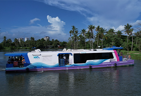 India's First Water Metro in Kochi has Carried More than One million Passengers since its Launch