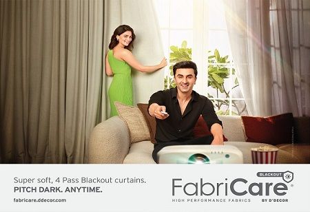 FabriCare launches Blackout curtains campaign with a fun, new ad film featuring Alia Bhatt & Ranbir Kapoor