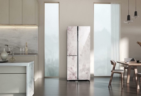 The 683 series from Haier is the country's first 3-door convertible side-by-side refrigerator